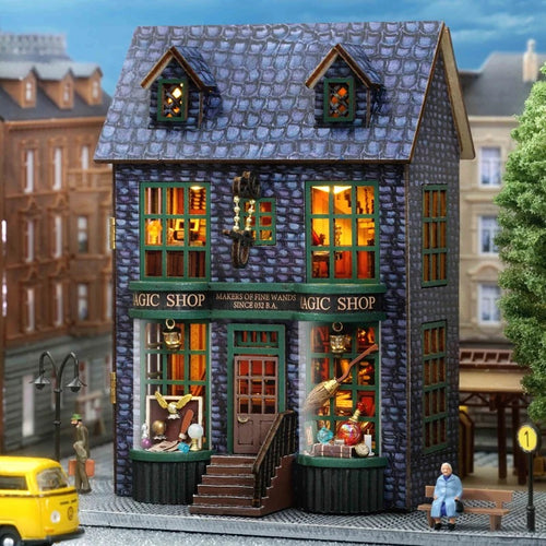 Blue Magic Shop Miniature House