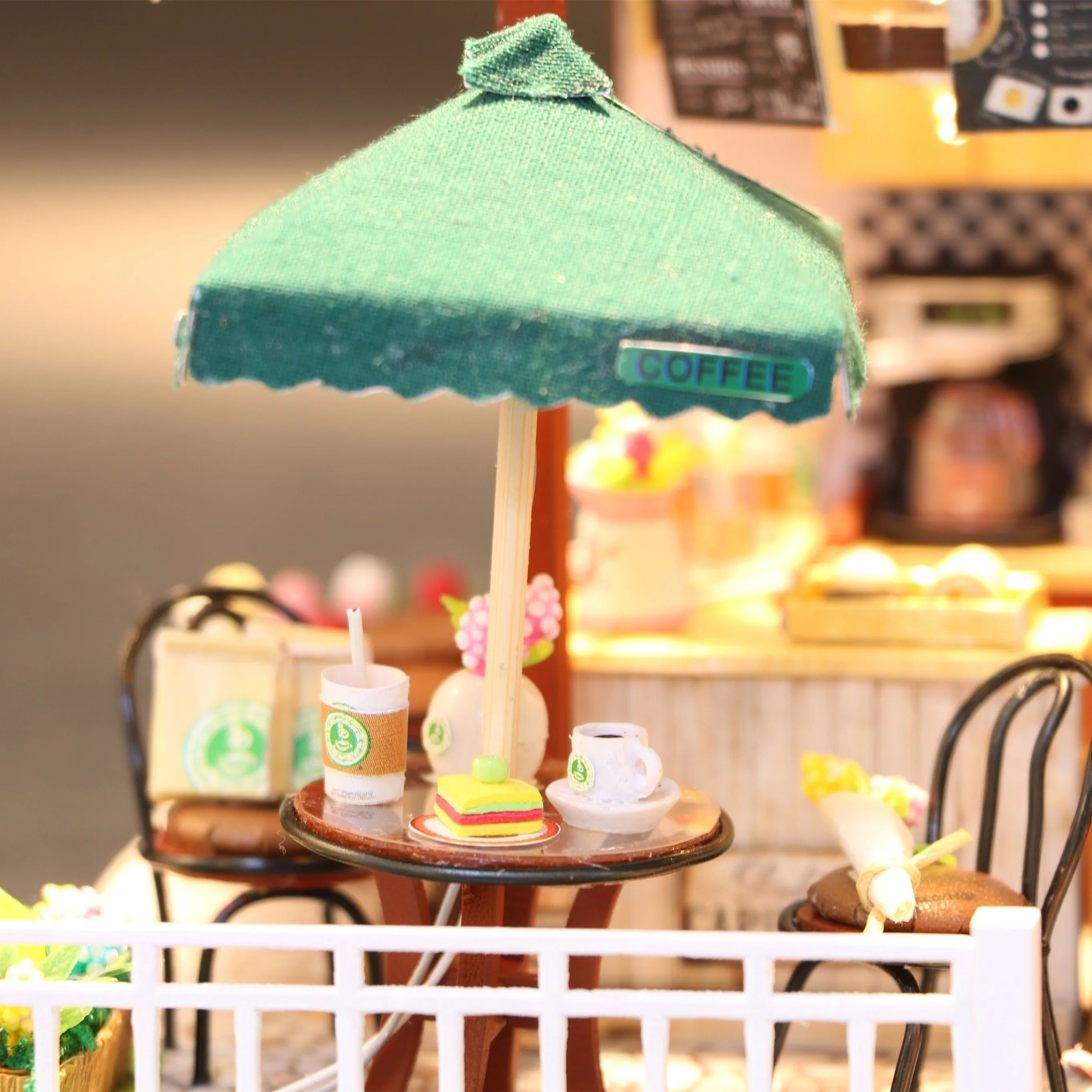 Coffee Time Miniature House Shop name