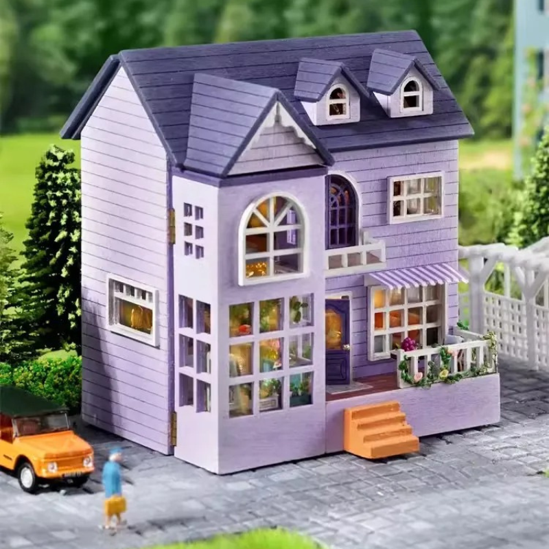 Lavender Dream House Miniature