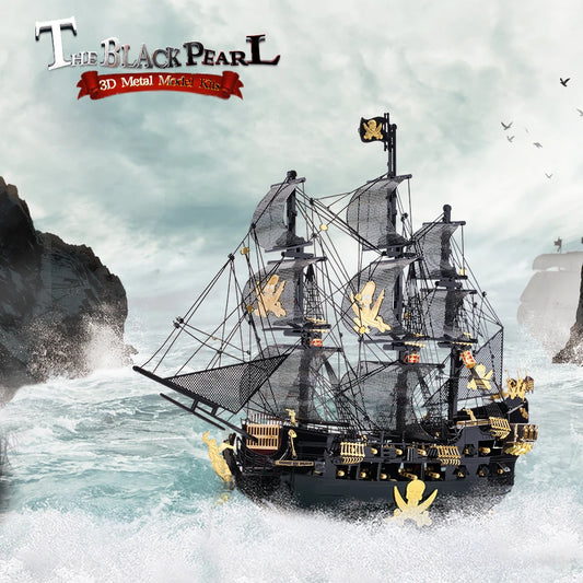 Black Pearl 3D Puzzle - Book Nook