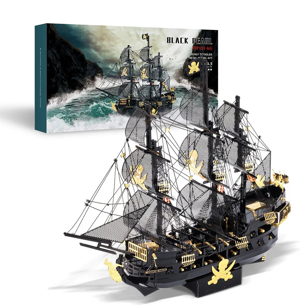 Black Pearl 3D Puzzle - Book Nook