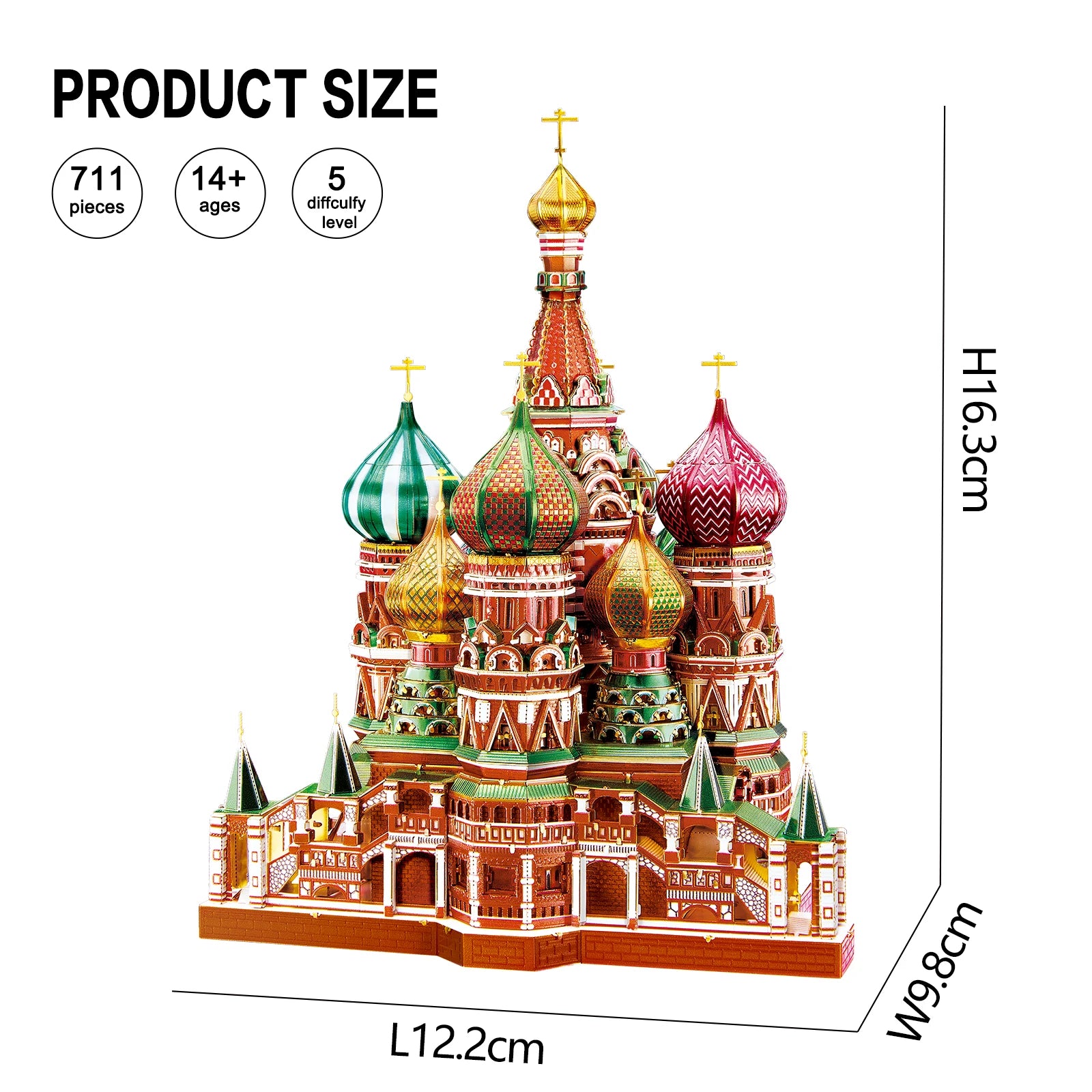 Saint Basil 3D Puzzle - Book Nook