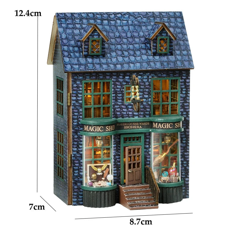 Blue Magic Shop Miniature House