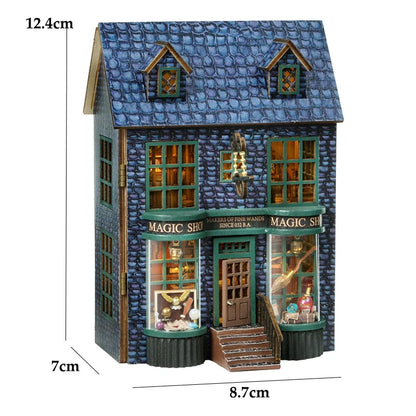 Blue Magic Shop Miniature House