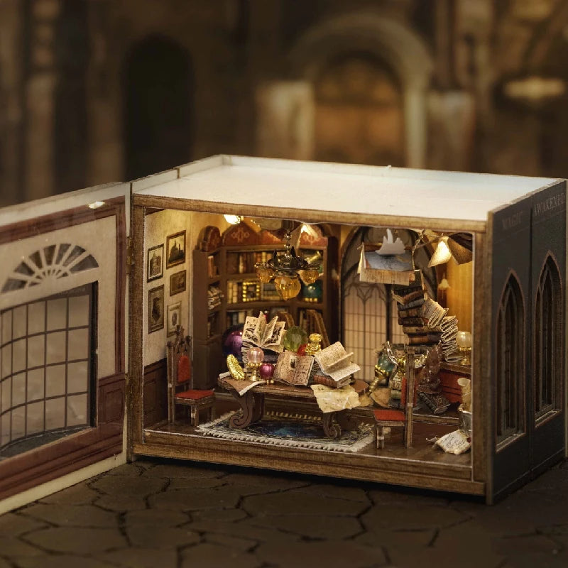Helevorn School of Magic Miniature House Shop name