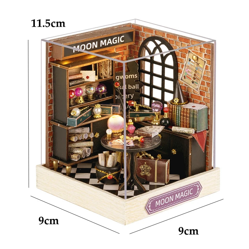Moon Magic Miniature House Shop name