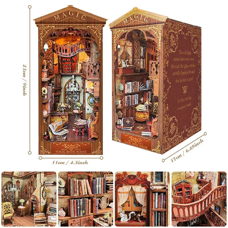 Magic Book House Book Nook Shop name