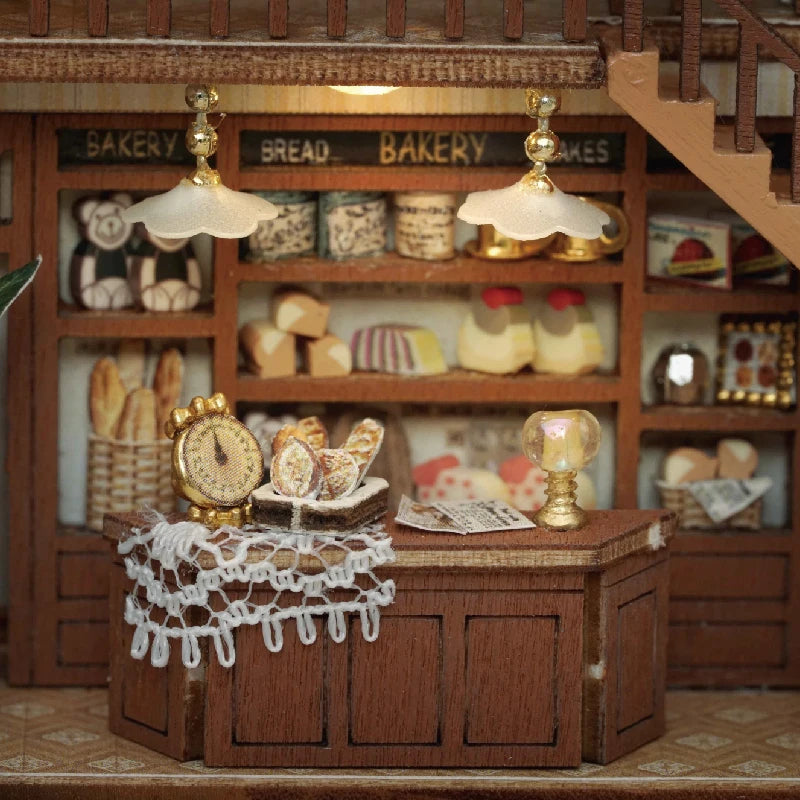 Coffee & Bakery Miniature House Shop name