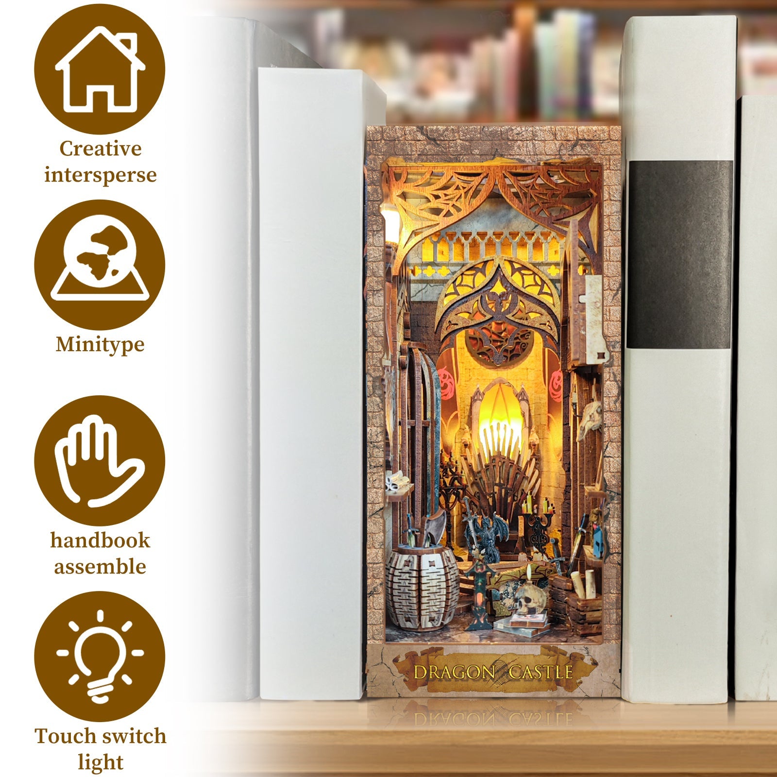 Dragon Castle Book Nook Shop name