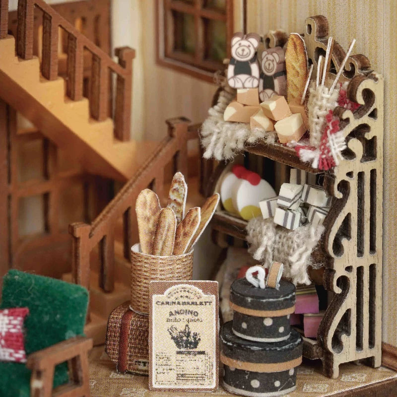 Coffee & Bakery Miniature House Shop name