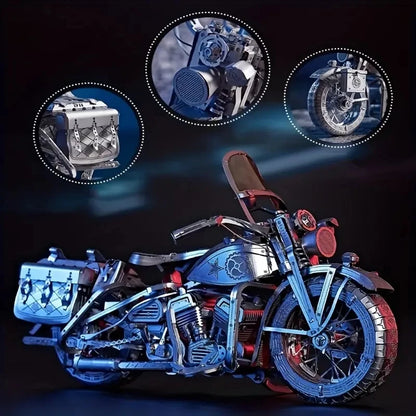 Motorcycle 3D Puzzle Kit - Book Nook