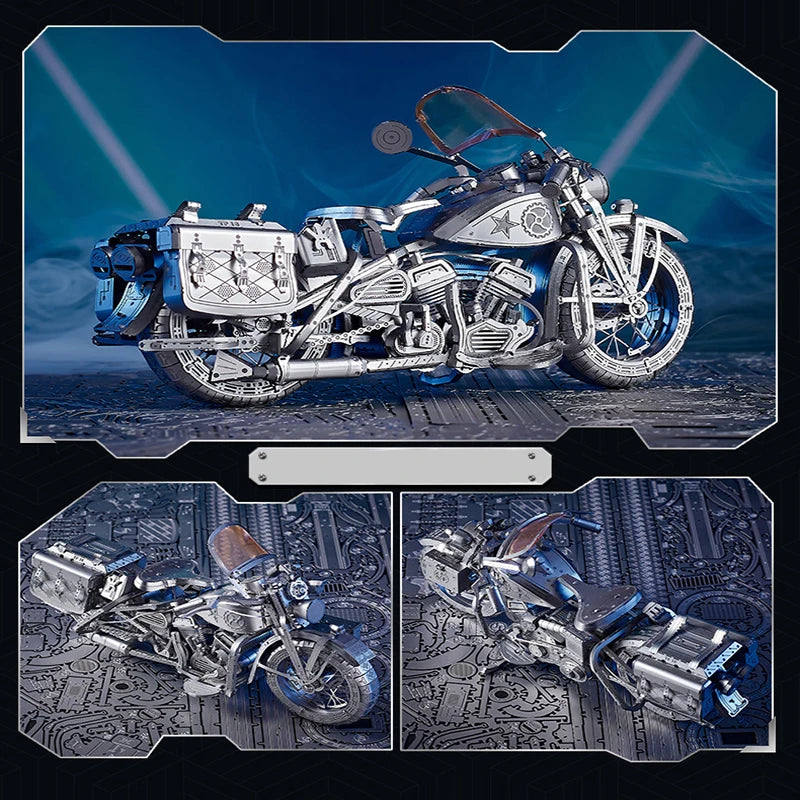 Motorcycle 3D Puzzle Kit - Book Nook