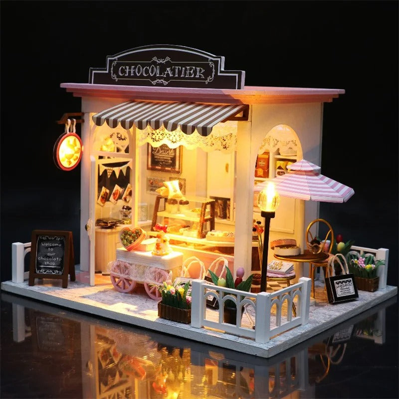 French Chocolatier Miniature House