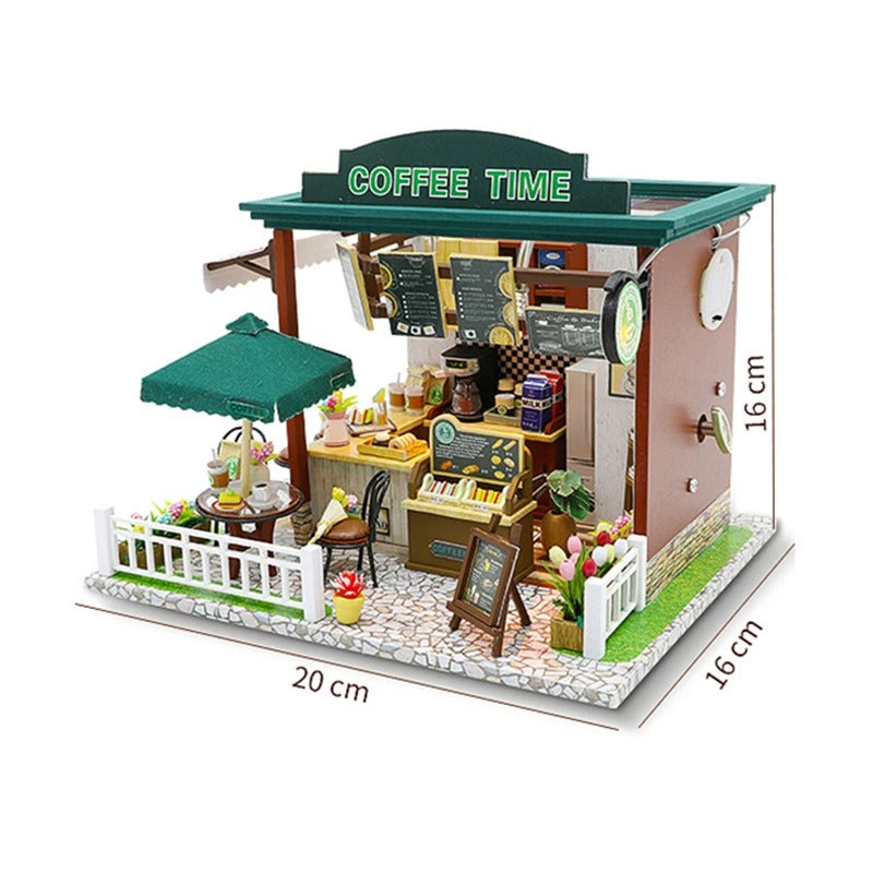 Coffee Time Miniature House Shop name